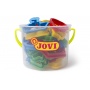 Wiaderko z foremkami do plasteliny JOVI, 24 szt., mix kolor&oacute;w, Produkty kreatywne, Artykuły szkolne