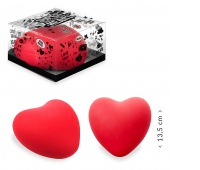 Anti-stress squeeze heart XXL TRENDHAUS TJA, red