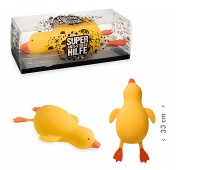 Gniotek antystresowy kaczka XXL pomoc natychmiastowa TRENDHAUS TJA, żółty