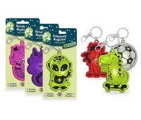 Odblaskowa zawieszka na drogę do szkoły TRENDHAUS CLASS-6, mix kolor&oacute;w