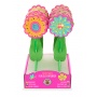 Ball pen with flower-shaped sticky notes TRENDHAUS GF-6, color mix