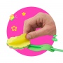 Ball pen with flower-shaped sticky notes TRENDHAUS GF-6, color mix