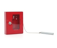 Szafka BHP na klucze ewaukacyjne Q-CONNECT, 120x40x150mm, czerwona