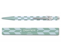 Ballpoint pen CARAN D'ACHE 849 Mosaic, water green
