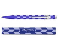 Ballpoint pen CARAN D'ACHE 849 Mosaic, royal blue