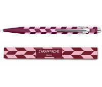 Ballpoint pen CARAN D'ACHE 849 Mosaic, garnet red