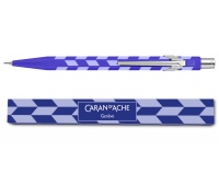 Mechanical pencil CARAN D'ACHE 844 Mosaic, 0,5mm, in box, royal blue