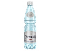 Woda Cisowianka, lekko-gazowana, butelka plastikowa, 0,5l, kaucja