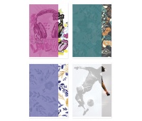 School notebook GIMBOO, A5, checkered, 60 sheets, 70gsm, mix designs