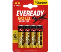 Battery EVEREADY GOLD from ENERGIZER, AA, LR6, 1,5V, CP4 EU, 4 pcs