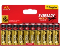 Battery EVEREADY GOLD from ENERGIZER, AA, LR6, 1,5V, DHP20 EU, 20 pcs