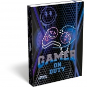 Teczka z gumką ICO Lizzy Esport Gamer on Duty, przestrzenna, A4, mix kolor&oacute;w