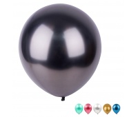 Balloon set PARTY GO, metallic, 22cm, 8 pcs., mix of colours