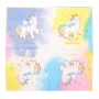 Paper napkins PARTY GO Unicorn, 33x33cm, 10 pcs., mix of colours