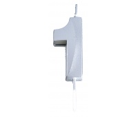 Candle PARTY GO, number 1, 4.8cm, silver