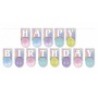 Garland PARTY GO Happy Birthday, 3m, mix of colours