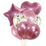 Balloon set PARTY GO, 45cm, 8 pcs., pink