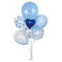 Balloon set PARTY GO, 85cm, 7 pcs., blue