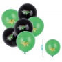 Balloon set PARTY GO Dinosaurs, 30cm, 6 pcs., green