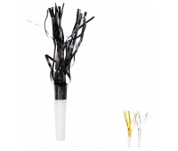 Party horn PARTY GO, 17cm, 8 pcs., mix of colours