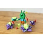 Modelling clay set JOVI, 10x50g, 8 basic colours + 2 glow in the dark, mix colours