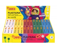 Display of modelling clay JOVI, 30x50g, 6x5 colours, mix colours