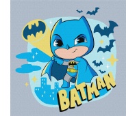 Malowanie po numerach IDEYKA, 25x25 cm, Batman: Bohater Ciemności, 1 szt.