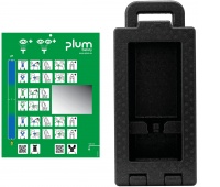Eyewash station PLUM iBox 1, empty, black