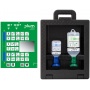 Eyewash kit PLUM iBox 2, with solutions 0.9% 500 ml + 4.9% 200 ml, black