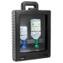 Eyewash kit PLUM iBox 2, with solutions 0.9% 500 ml + 4.9% 200 ml, black