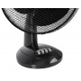 Wentylator Mesko, biurkowy, śr. 30cm, 40W, czarny, Wentylatory, Wyposażenie biura