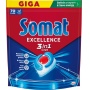 Dishwasher capsules SOMAT Excellence 3in1, 70 pcs., lemon