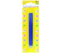 Refill for erasable pen GIMBOO, pixel animals, 3 pcs., blister, blue