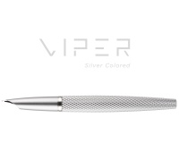 Pi&oacute;ro wieczne DIPLOMAT Viper, guilloche, F/M, srebrne