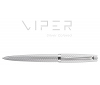 Długopis DIPLOMAT Viper, guilloche, srebrny