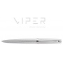 Długopis DIPLOMAT Viper, guilloche, srebrny, Długopisy, Artykuły do pisania i korygowania