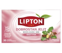 Herbata LIPTON Functional, ziołowa, dobrostan jelit, 20 kopert