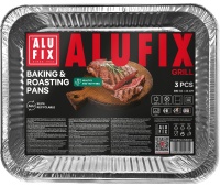 Formy do pieczenia i smażenia ALUFIX Fix-Grill, aluminiowe, duże, 3 szt.