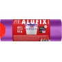Garbage bags ALUFIX Elastic Fix, LDPE, 64x70cm, 60l, 10 pcs, purple