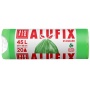 Garbage bags ALUFIX, drawstring, HDPE, 60x60cm, 45l, 20 pcs, green