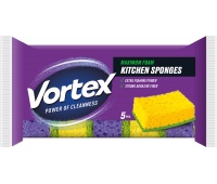 Kitchen sponges VORTEX, 5 pcs, assorted colors