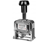 Numerator automatyczny OFFICE PRODUCTS, 8 cyfr, wys. liczb 4,5mm, srebrny