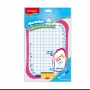Dry-erase board KEYROAD, marker and sponge free, A4, assorted colors