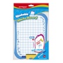 Dry-erase board KEYROAD, marker and sponge free, A4, assorted colors