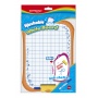 Dry-erase board KEYROAD, marker and sponge free, A4, assorted colors
