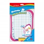 Dry-erase board KEYROAD, marker and sponge free, A4, assorted colors