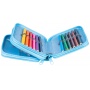 School pencil case GIMBOO, with accessories, 2 compartments, Jumbo, Gamer, blue