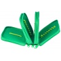 School pencil case GIMBOO, without accessories, 3 compartments, assorted colors