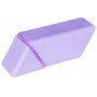 Foldable silicone pencil case GIMBOO, organiser, 200x70x55mm, purple