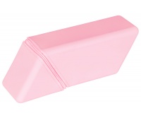 Foldable silicone pencil case GIMBOO, organiser, 200x70x55mm, pink